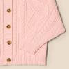imageAmazon Essentials x Sofia Grainge Unisex Toddlers and Babies Fisherman Cardigan SweaterLight Pink