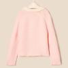 imageAmazon Essentials x Sofia Grainge Unisex Toddlers and Babies Peter Pan Collar Sweater JacketLight Pink