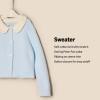 imageAmazon Essentials x Sofia Grainge Unisex Toddlers and Babies Peter Pan Collar Sweater JacketPale Blue