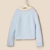 imageAmazon Essentials x Sofia Grainge Unisex Toddlers and Babies Peter Pan Collar Sweater JacketPale Blue