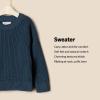 imageAmazon Essentials x Sofia Grainge Unisex Toddlers and Babies Pullover SweaterDark Navy