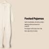 imageAmazon Essentials x Sofia Grainge Unisex Toddlers and Babies SnugFit Cotton Footed Pajamas Pack of 2IvoryPale Green