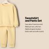 imageAmazon Essentials x Sofia Grainge Unisex Toddlers and Babies Sweatshirt ampamp Sweatpant SetButter Yellow