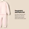 imageAmazon Essentials x Sofia Grainge Unisex Toddlers and Babies Sweatshirt ampamp Sweatpant SetPale Pink