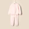 imageAmazon Essentials x Sofia Grainge Unisex Toddlers and Babies Sweatshirt ampamp Sweatpant SetPale Pink