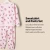 imageAmazon Essentials x Sofia Grainge Unisex Toddlers and Babies Sweatshirt ampamp Sweatpant SetPale Pink Tossed Ladybugs