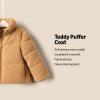 imageAmazon Essentials x Sofia Grainge Unisex Toddlers and Babies Teddy Puffer JacketCamel