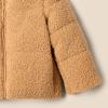imageAmazon Essentials x Sofia Grainge Unisex Toddlers and Babies Teddy Puffer JacketCamel