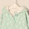 imageAmazon Essentials x Sofia Grainge Unisex Toddlers and Babies Zip Hoodie SweatshirtPale Green Rabbits