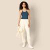 imageAmazon Essentials x Sofia Grainge Womens MicroRibbed Cropped CamisoleDark Navy