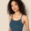 imageAmazon Essentials x Sofia Grainge Womens MicroRibbed Cropped CamisoleDark Navy
