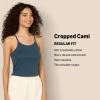 imageAmazon Essentials x Sofia Grainge Womens MicroRibbed Cropped CamisoleDark Navy