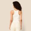 imageAmazon Essentials x Sofia Grainge Womens MicroRibbed Cropped CamisoleIvory