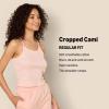 imageAmazon Essentials x Sofia Grainge Womens MicroRibbed Cropped CamisolePink