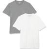 Grey Heather/White