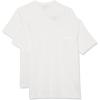 imageAmazon Essentials Mens TShirts ShortSleeve Crewneck Pocket Cotton 2PackWhite