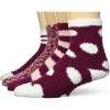 imageAmazon Essentials Unisex Kids Fuzzy Cozy Socks 4 PairsRed Multi