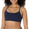 imageAmazon Essentials Womens Active FormFlex Buttery Soft Light Support YBack Thin Strap Yoga Sports BraNavy
