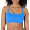 imageAmazon Essentials Womens Active FormFlex Buttery Soft Light Support YBack Thin Strap Yoga Sports BraOcean Blue