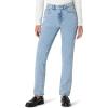 imageAmazon Essentials Womens HighRise Straight Leg JeanTinted Ice Light Wash
