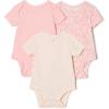 imageAmazon Essentials x Sofia Grainge Unisex Babies Short Sleeve Crewneck Bodysuit Pack of 3Delicate FloralIvoryPink