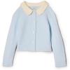 imageAmazon Essentials x Sofia Grainge Unisex Toddlers and Babies Peter Pan Collar Sweater JacketPale Blue