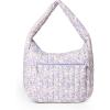 imageAmazon Essentials x Sofia Grainge Womens Quilted Tote BagBlue Ivory Delicate Floral