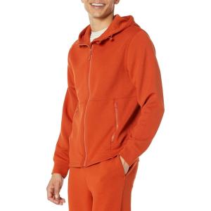 imageAmazon Essentials Mens Active Sweat Zip Through Hoodie Available in Big ampamp TallRust Orange