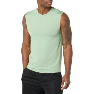 imageAmazon Essentials Mens Active Tech Stretch Workout Tank BaselayerSage Green