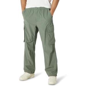 imageAmazon Essentials Mens LooseFit Lightweight Stretch Parachute PantDark Olive