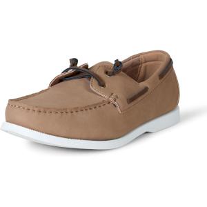 imageAmazon Essentials Mens SlipOn Boat Shoe with VentilationKhaki Brown