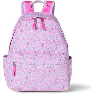 imageAmazon Essentials Unisex Kids Nylon BackpackLilac Ditsy Floral