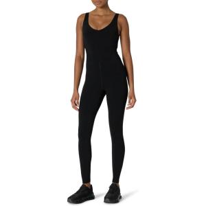 imageAmazon Essentials Womens Active Formflex Buttery Soft One Piece Full Length Leggings Jumpsuit with BuiltIn BraBlack