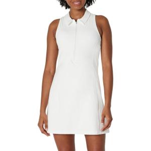 imageAmazon Essentials Womens Active Formflex Buttery Soft Polo Tennis Dress with Builtin Bra ampamp ShortsWhite