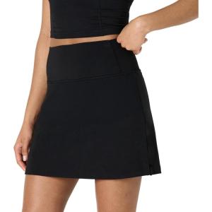 imageAmazon Essentials Womens Active Formflex Buttery Soft Tennis Skirt with Builtin Shorts with PocketsBlack