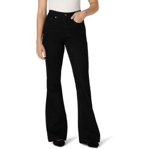 imageAmazon Essentials Womens High Stretch HighRise Flare JeanBlack