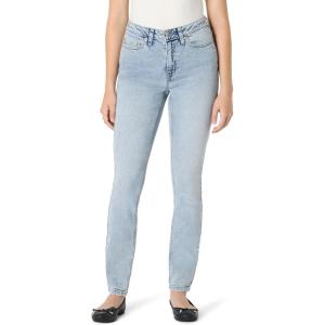 imageAmazon Essentials Womens High Stretch MidRise Skinny JeanIced Blue Light Wash