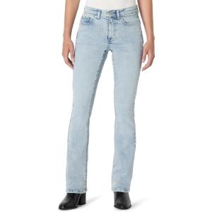 imageAmazon Essentials Womens High Stretch SlimFit MidRise Bootcut JeanTinted Ice Light Wash