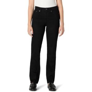 imageAmazon Essentials Womens HighRise Straight Leg JeanBlack