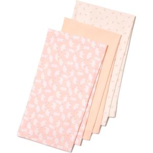 imageAmazon Essentials x Sofia Grainge Unisex Babies Swaddle Blanket Pack of 3BunniesPale PeachPolar Bear