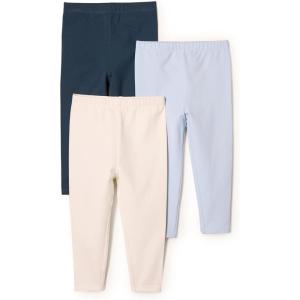 imageAmazon Essentials x Sofia Grainge Unisex Toddlers and Babies Legging Pack of 3Dark NavyIvoryLight Blue