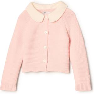 imageAmazon Essentials x Sofia Grainge Unisex Toddlers and Babies Peter Pan Collar Sweater JacketLight Pink