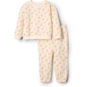 imageAmazon Essentials x Sofia Grainge Unisex Toddlers and Babies Sweatshirt ampamp Sweatpant SetIvory Taupe Rabbits