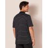 imageAmazon Essentials Mens Golf Polo Shirt MoistureWicking Quick Dry Short SleeveAnthracite Polo Stripe