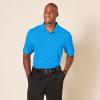imageAmazon Essentials Mens Golf Polo Shirt MoistureWicking Quick Dry Short SleeveBright Blue