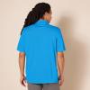 imageAmazon Essentials Mens Golf Polo Shirt MoistureWicking Quick Dry Short SleeveBright Blue