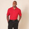 imageAmazon Essentials Mens Golf Polo Shirt MoistureWicking Quick Dry Short SleeveCherry Red