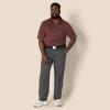 imageAmazon Essentials Mens Golf Polo Shirt MoistureWicking Quick Dry Short SleeveDark Burgundy