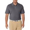imageAmazon Essentials Mens Golf Polo Shirt MoistureWicking Quick Dry Short SleeveDark Grey Heather