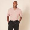 imageAmazon Essentials Mens Golf Polo Shirt MoistureWicking Quick Dry Short SleeveLight Pink